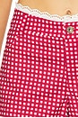 view 6 of 6 Low Rise Hot Short in Red Multi