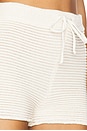 view 6 of 6 Low Rise Crochet Shorts in Off White