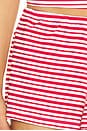 view 6 of 6 Knit Pull On Hot Short in Red & White Multi