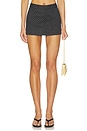 view 1 of 6 Low Rise Skort in Black & White