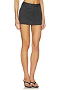view 2 of 6 Low Rise Skort in Black & White