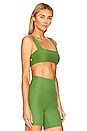 view 2 of 4 Bandeau Sports Bra in Court Green