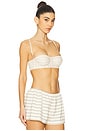 view 2 of 4 Underwire Bra in Antique White Multi
