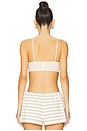 view 3 of 4 Underwire Bra in Antique White Multi