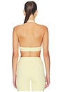 view 3 of 4 V Neck Halter Bra in Butter Cream