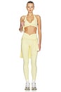 view 4 of 4 V Neck Halter Bra in Butter Cream