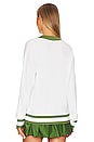 view 5 of 8 セーター in Optic White & Court Green