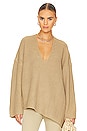 view 1 of 4 Oversized V-Neck in Oat