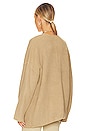 view 3 of 4 Oversized V-Neck in Oat