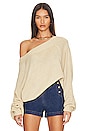 view 1 of 4 Off The Shoulder Sweater in Creme Brulee