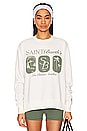 view 1 of 5 Oversized Crewneck Sweatshirt in St. Barths Off White