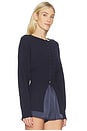view 2 of 4 Drop Shoulder Cardigan in Dark Navy