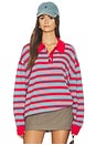 view 1 of 4 JERSEY SWEATER in Crimson