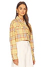 view 3 of 5 Cropped Denim Jacket in Plaid