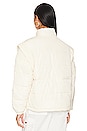 view 5 of 6 Snap Off Sleeve Puffer Jacket in Ivory