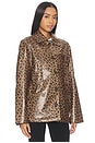 view 3 of 5 x REVOLVE Button Front Jacket in Leopard