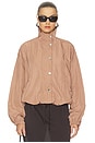 view 1 of 5 CHAQUETA FUNNEL NECK in Umber