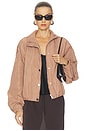 view 2 of 5 CHAQUETA FUNNEL NECK in Umber