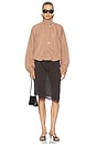 view 5 of 5 CHAQUETA FUNNEL NECK in Umber