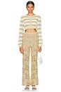 view 4 of 4 Wide Leg Pants in Pale Gold
