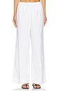 view 1 of 6 Tie Waist Pant in Classic White