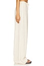 view 3 of 6 Tie Waist Pant in Antique White Multi