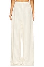 view 4 of 6 Tie Waist Pant in Antique White Multi