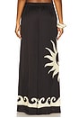 view 5 of 7 Beach Pant in Sun Wave Placement Black & Off White