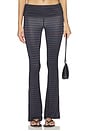 view 1 of 6 PANTALON PANT in Black & Navy