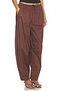 view 2 of 6 PANTALON BALLOON in Deep Mahogany