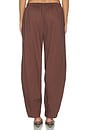 view 4 of 6 PANTALON BALLOON in Deep Mahogany