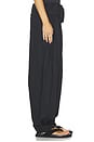 view 2 of 6 PANTALON FOLD OVER in Black