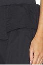 view 6 of 6 PANTALON FOLD OVER in Black
