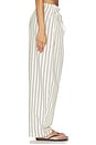 view 3 of 6 PANTALÓN PANT in Ivory & Espresso