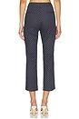 view 4 of 6 Button Front Pant in Navy & White