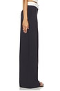view 3 of 6 Fold-over Waist Trouser in Black & White