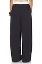 view 4 of 6 Fold-over Waist Trouser in Black & White