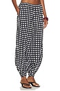 view 2 of 6 Pull On Balloon Pant in Black & White