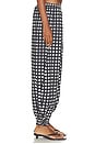 view 4 of 6 Pull On Balloon Pant in Black & White