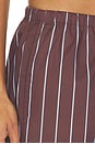 view 7 of 6 PANTALÓN CON LAZO EN LA CINTURA TIE WAIST PANT in Espresso Blue