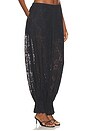 view 2 of 6 Balloon Lace Trouser in Black