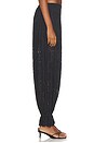 view 4 of 6 Balloon Lace Trouser in Black