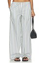 view 1 of 6 Relaxed Pull On Pant in Grey & Navy