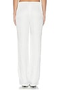 view 5 of 6 Silky Pull On Pant in White