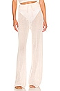 view 1 of 4 Crochet Drawcord Pant in Off White