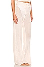 view 2 of 4 Crochet Drawcord Pant in Off White