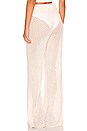 view 3 of 4 Crochet Drawcord Pant in Off White