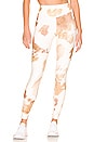 view 1 of 4 V-Shape Leggings in Beige Multi