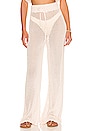 view 1 of 4 Crochet Drawcord Pants in Off White