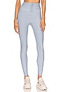 view 1 of 4 LEGGINGS LACE UP in Dusty Blue